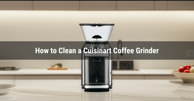 Cuisinart Coffee Grinder on kitchen counter